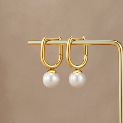 Cora Pearl Hoop Earrings