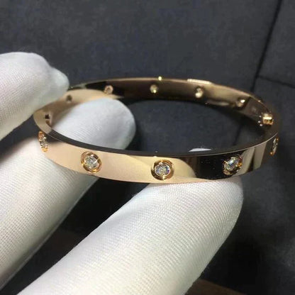 BRANSOLETKA Z CUBIC ZIRCONIA | ZŁOTO