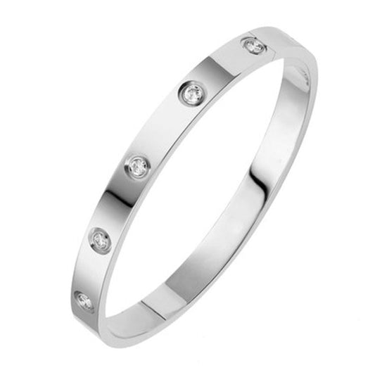 BRANSOLETKA Z CUBIC ZIRKONIĄ | SREBRO