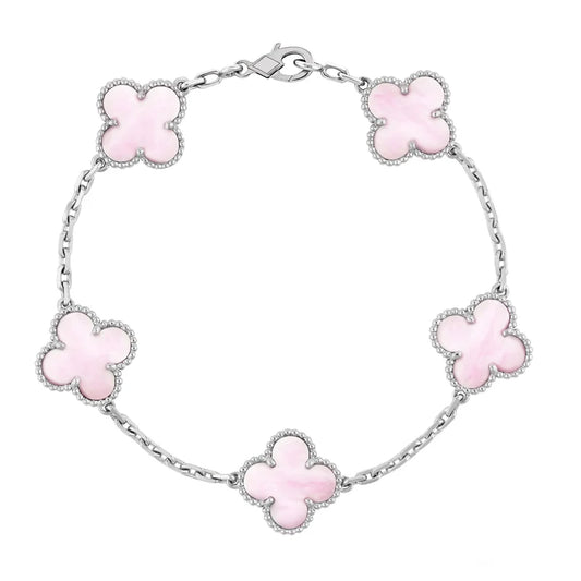 CLOVER | SREBRNY-RÓŻOWY