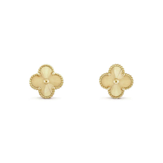 CLOVER | ZŁOTE KOLCZYKI